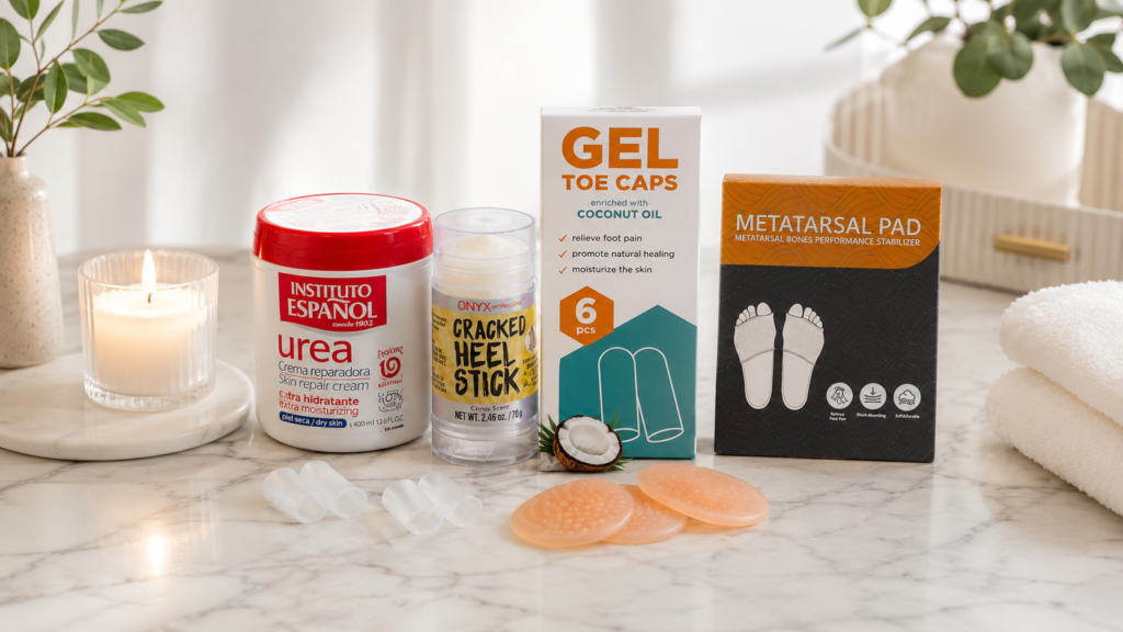 Productos que uso para el cuidado de mis pies después de los 40