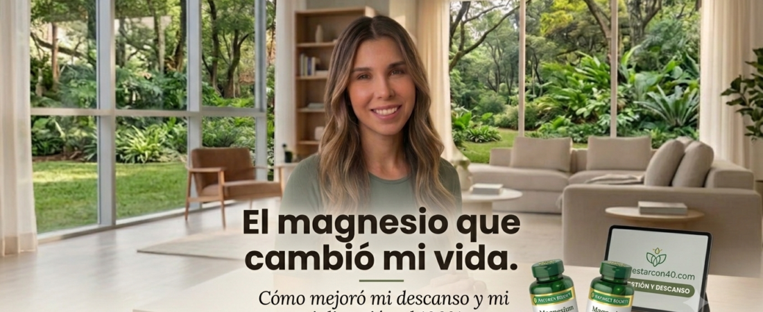 El magnesio que cambió mi vida: cómo mejoró mi descanso y mi digestión al 100%