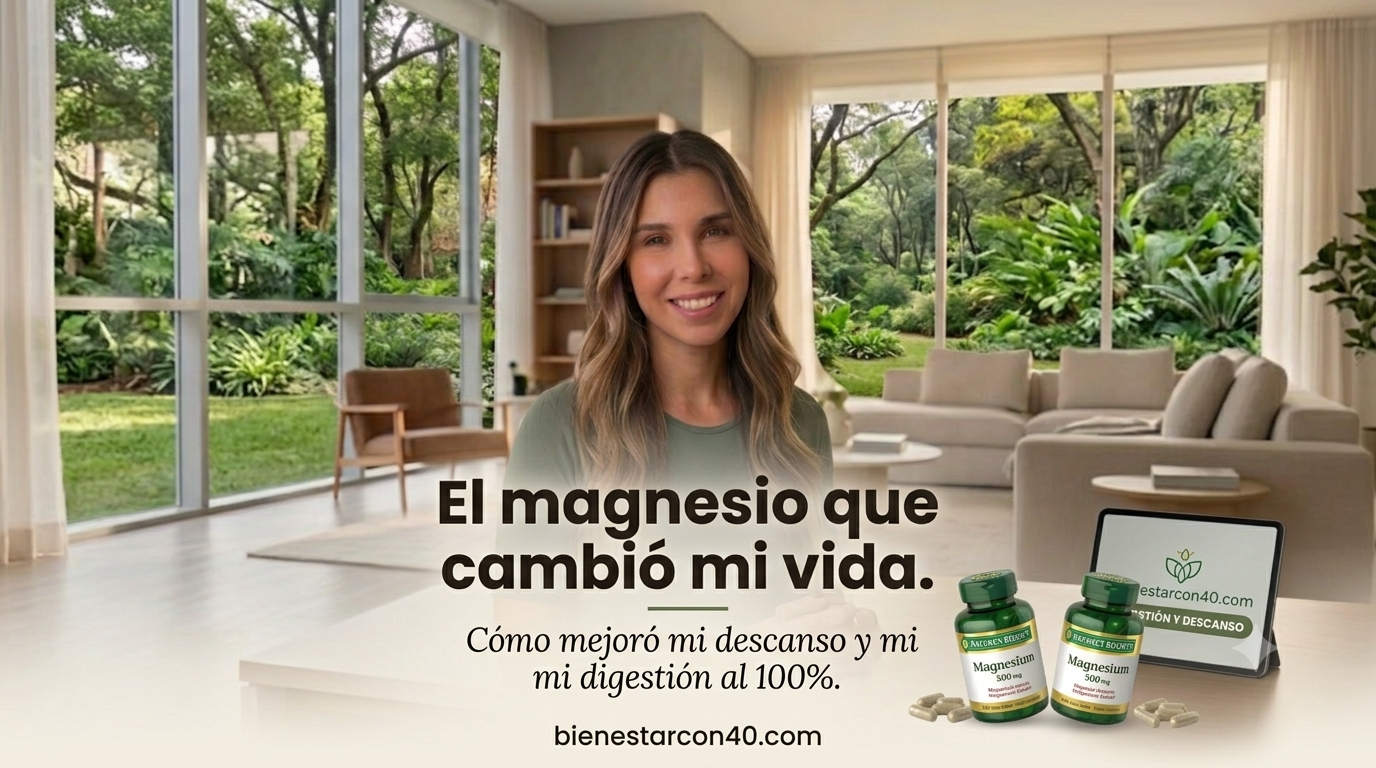 El magnesio que cambió mi vida: cómo mejoró mi descanso y mi digestión al 100%