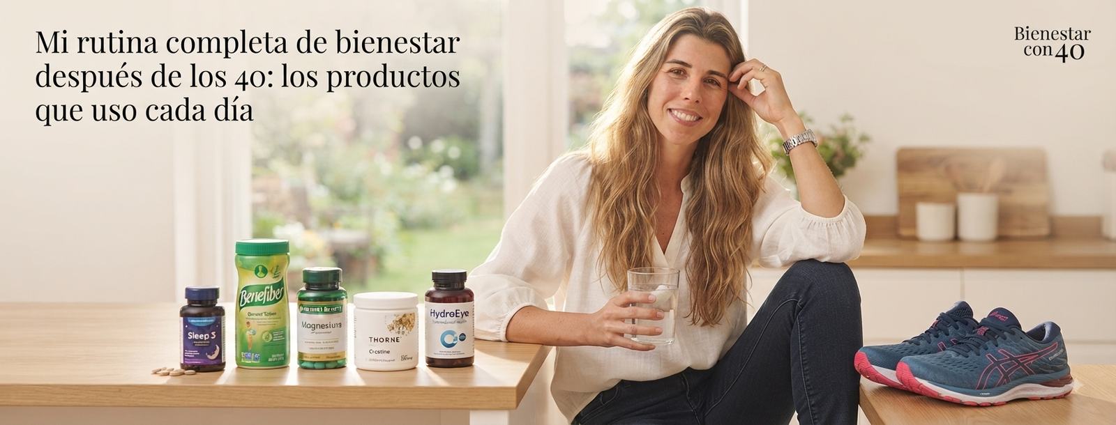 Mi rutina completa de bienestar después de los 40: los productos que uso cada día