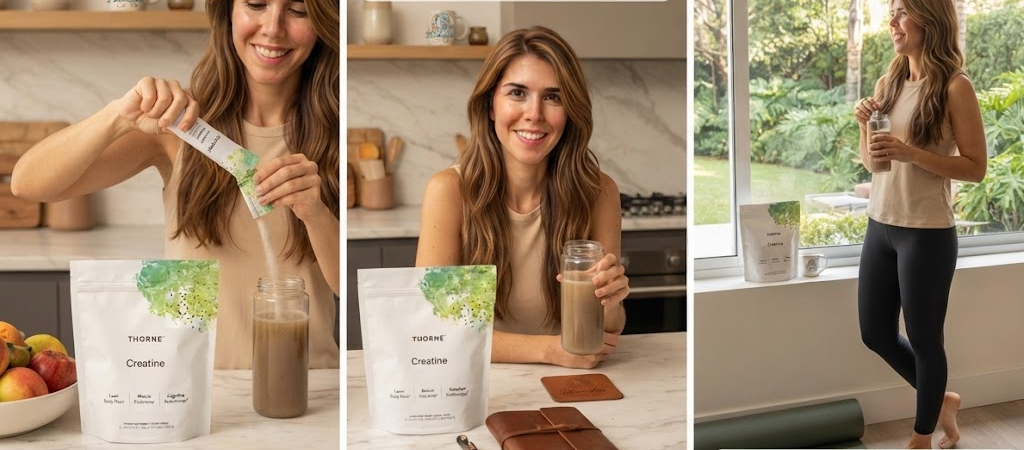 Creatina después de los 40: mi experiencia con Thorne